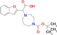 2-(Benzofuran-2-yl)-2-(4-(tert-Butoxycarbonyl)-1,4-diazepan-1-yl)acetic acid