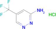 5-Trifluoromethyl-pyridazin-3-ylamine hydrochloride