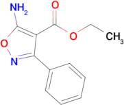 5-Amino-3-phenyl-isoxazole-4-carboxylic acid ethyl ester