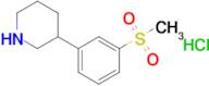 3-(3-Methanesulfonyl-phenyl)-piperidine hydrochloride