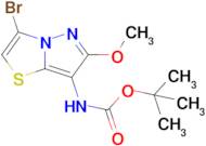 (3-Bromo-6-methoxy-pyrazolo[5,1-b]thiazol-7-yl)-carbamic acid tert-butyl ester