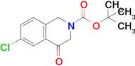 6-Chloro-4-oxo-3,4-dihydro-1H-isoquinoline-2-carboxylic acid tert-butyl ester