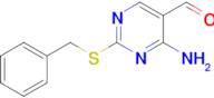 4-Amino-2-benzylsulfanyl-pyrimidine-5-carbaldehyde