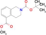 3,4-Dihydro-1H-isoquinoline-2,5-dicarboxylic acid 2-tert-butyl ester 5-methyl ester