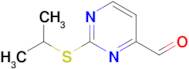 2-Isopropylsulfanyl-pyrimidine-4-carbaldehyde