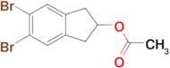 5,6-Dibromo-2,3-dihydro-1H-inden-2-yl acetate