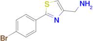 (2-(4-Bromophenyl)thiazol-4-yl)methanamine