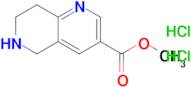 5,6,7,8-Tetrahydro-[1,6]naphthyridine-3-carboxylic acid methyl ester dihydrochloride