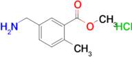 5-Aminomethyl-2-methyl-benzoic acid methyl ester hydrochloride