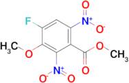 4-Fluoro-3-methoxy-2,6-dinitro-benzoic acid methyl ester