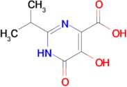 5-hydroxy-6-oxo-2-(propan-2-yl)-1,6-dihydropyrimidine-4-carboxylic acid