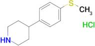 4-(4-Methylsulfanyl-phenyl)-piperidine hydrochloride