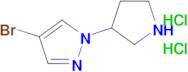 4-Bromo-1-pyrrolidin-3-yl-1H-pyrazole dihydrochloride