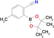 4-Methyl-2-(4,4,5,5-tetramethyl-[1,3,2]dioxaborolan-2-yl)-benzonitrile