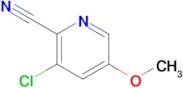 3-Chloro-5-methoxy-pyridine-2-carbonitrile