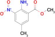 2-Amino-5-methyl-3-nitro-benzoic acid methyl ester