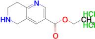 5,6,7,8-Tetrahydro-[1,6]naphthyridine-3-carboxylic acid ethyl ester dihydrochloride