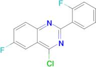 4-Chloro-6-fluoro-2-(2-fluoro-phenyl)-quinazoline