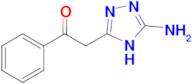 2-(5-amino-4H-1,2,4-triazol-3-yl)-1-phenylethan-1-one