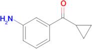 (3-Amino-phenyl)-cyclopropyl-methanone