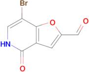 7-Bromo-4-oxo-4,5-dihydro-furo[3,2-c]pyridine-2-carbaldehyde