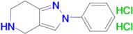 2-Phenyl-4,5,6,7-tetrahydro-2H-pyrazolo[4,3-c]pyridine dihydrochloride