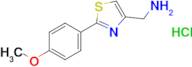 (2-(4-Methoxyphenyl)thiazol-4-yl)methanamine hydrochloride