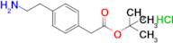 tert-Butyl [4-(2-amino-ethyl)-phenyl]-acetate hydrochloride