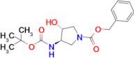 (3R,4R)-3-tert-Butoxycarbonylamino-4-hydroxy-pyrrolidine-1-carboxylic acid benzyl ester