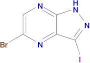 5-Bromo-3-iodo-1H-pyrazolo[3,4-b]pyrazine