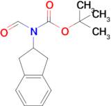 tert-Butyl (2,3-dihydro-1H-inden-2-yl)(formyl)carbamate