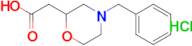 (4-Benzyl-morpholin-2-yl)-acetic acid hydrochloride