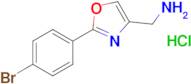 (2-(4-Bromophenyl)oxazol-4-yl)methanamine hydrochloride