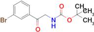 [2-(3-Bromo-phenyl)-2-oxo-ethyl]-carbamic acid tert-butyl ester