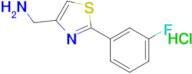 (2-(3-Fluorophenyl)thiazol-4-yl)methanamine hydrochloride