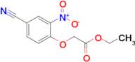 (4-Cyano-2-nitro-phenoxy)-acetic acid ethyl ester