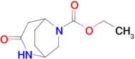 3-Oxo-2,6-diaza-bicyclo[3.2.2]nonane-6-carboxylic acid ethyl ester