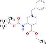 1-Benzyl-3-Boc-amino-piperidine-4-carboxylic acid ethyl ester