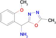 (2-Methoxyphenyl)(5-methyl-1,3,4-oxadiazol-2-yl)methanamine