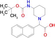 (3-Boc-amino-piperidin-1-yl)-naphthalen-2-yl-acetic acid