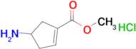 4-Amino-cyclopent-1-enecarboxylic acid methyl ester hydrochloride