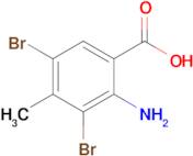 2-Amino-3,5-dibromo-4-methyl-benzoic acid