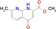 7-Methyl-4-oxo-1,4-dihydro-[1,8]naphthyridine-2-carboxylic acid methyl ester