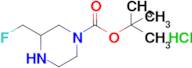 3-Fluoromethyl-piperazine-1-carboxylic acid tert-butyl ester hydrochloride