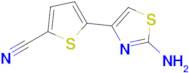 5-(2-aminothiazol-4-yl)thiophene-2-carbonitrile