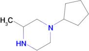 1-Cyclopentyl-3-methyl-piperazine