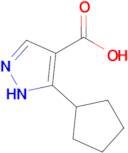 5-Cyclopentyl-1H-pyrazole-4-carboxylic acid