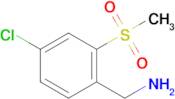 4-Chloro-2-methanesulfonyl-benzylamine