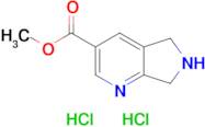 6,7-Dihydro-5H-pyrrolo[3,4-b]pyridine-3-carboxylic acid methyl ester dihydrochloride