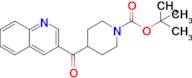 4-(Quinoline-3-carbonyl)-piperidine-1-carboxylic acid tert-butyl ester